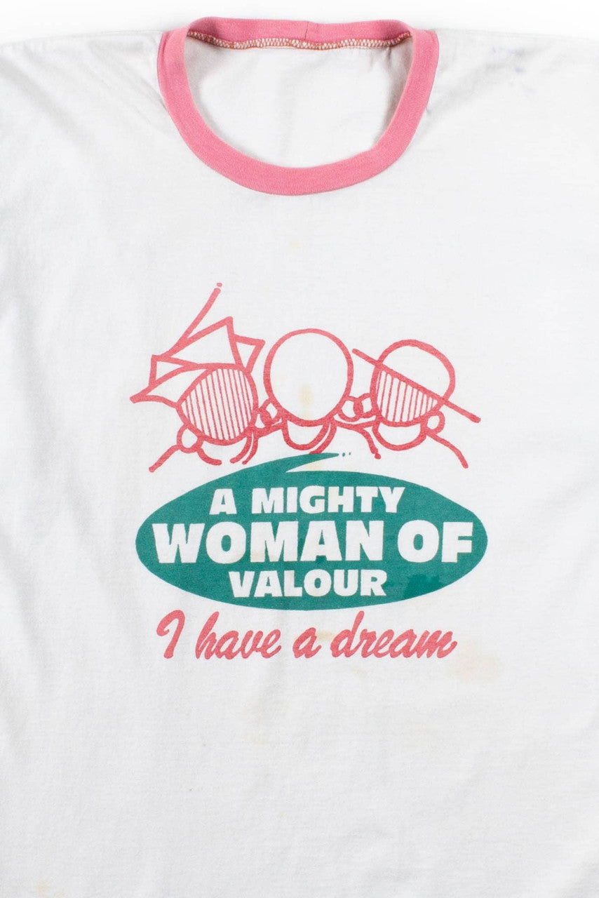 A Mighty Woman Of Valour Vintage T-Shirt