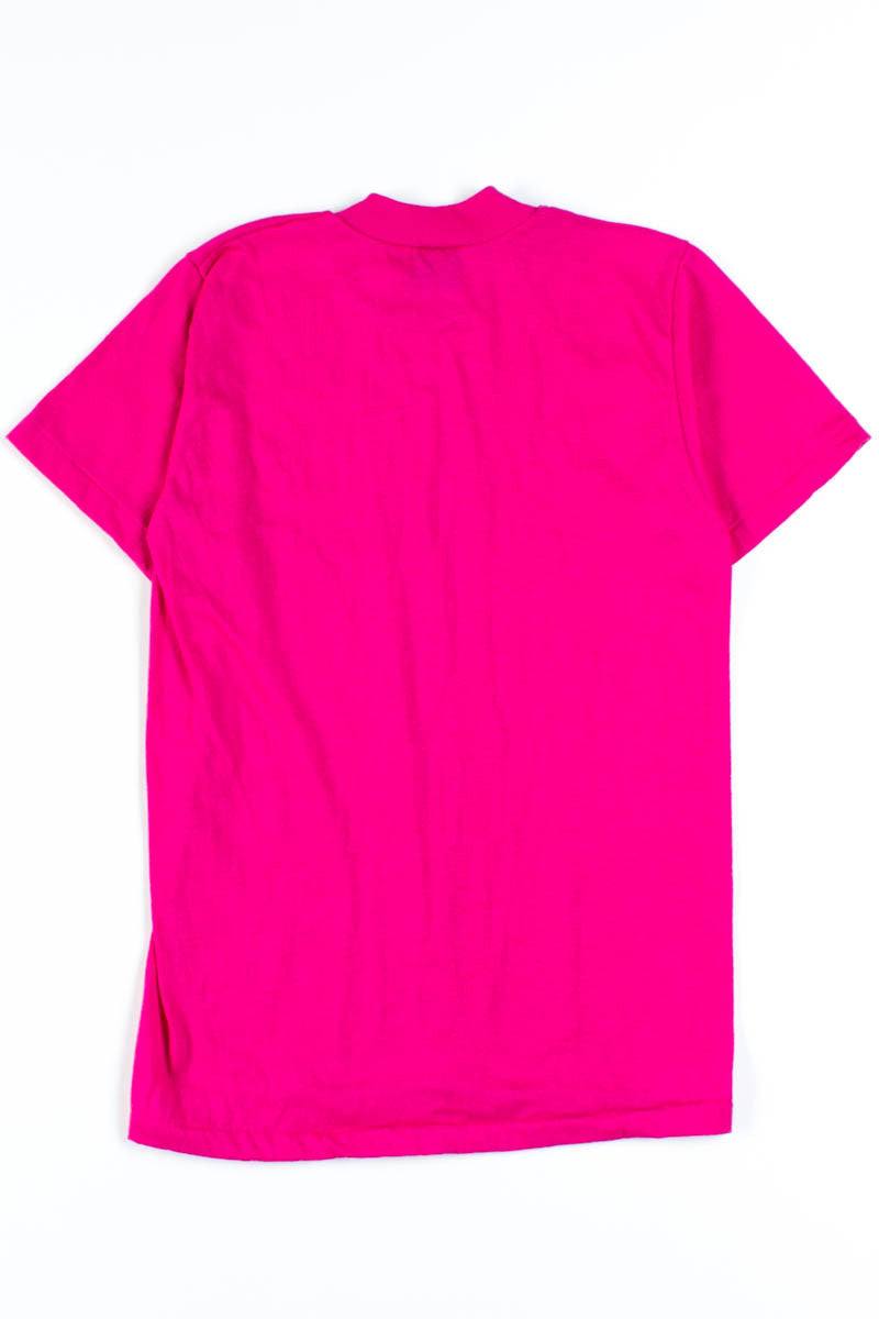 Vintage Solid Fuschia Tee