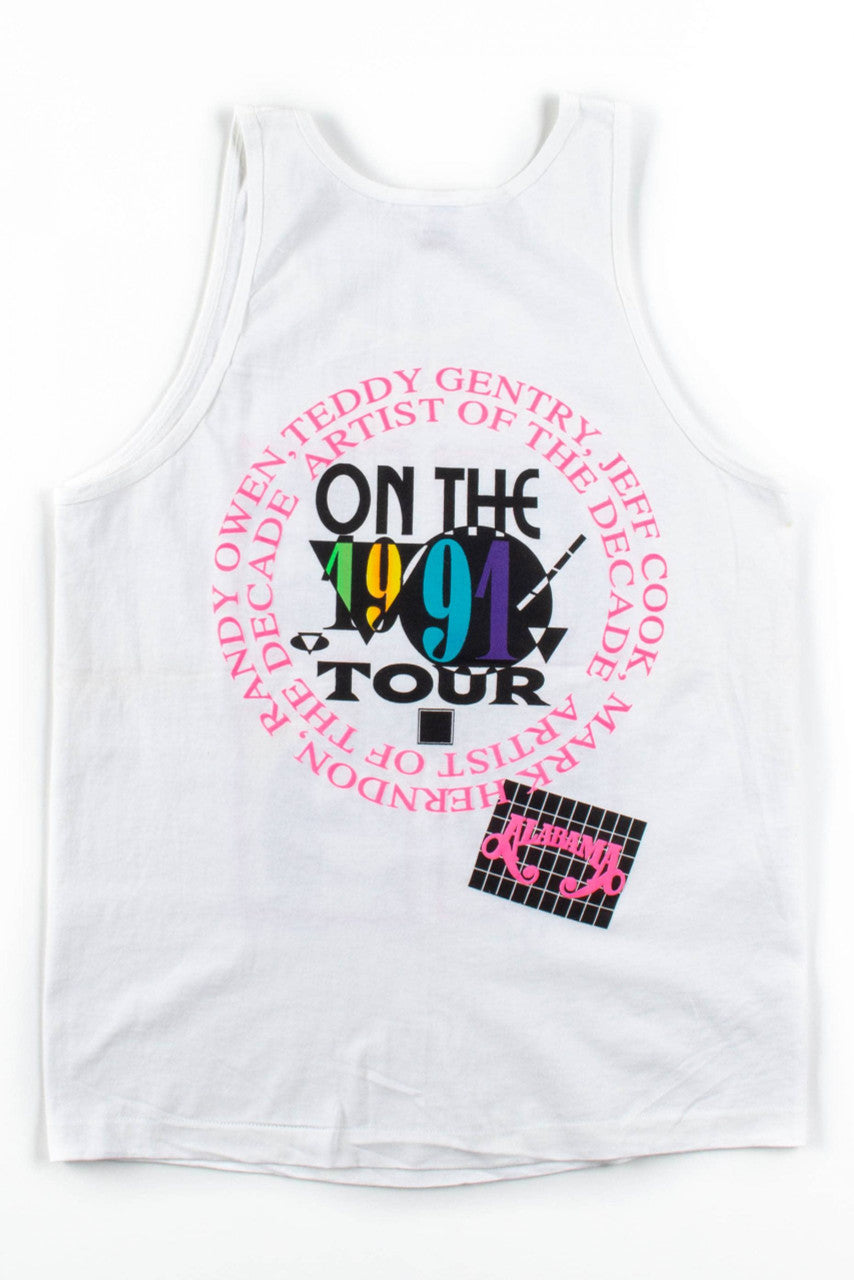 Vintage Deadstock Alabama 1991 Tour Tank