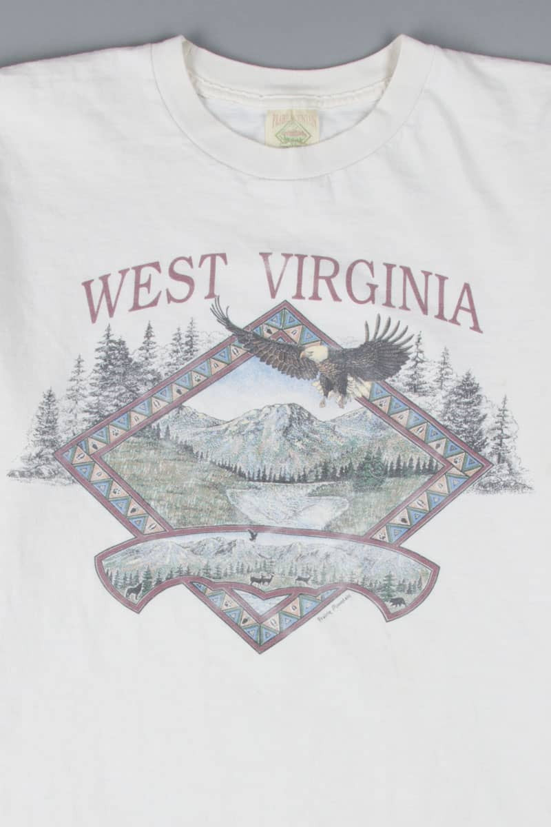West Virginia Mountains Souvenir T-Shirt