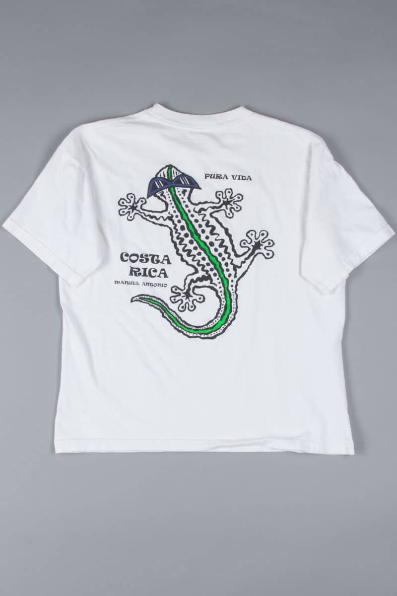 Pura Vida Costa Rica Gecko Souvenir T-Shirt