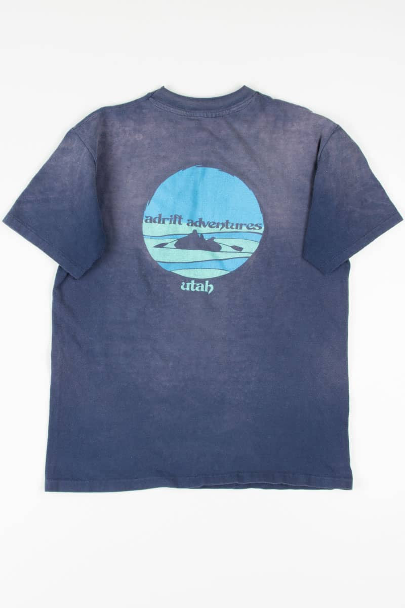 Faded Adrift Adventures Salt Lake City Utah Souvenir T-Shirt