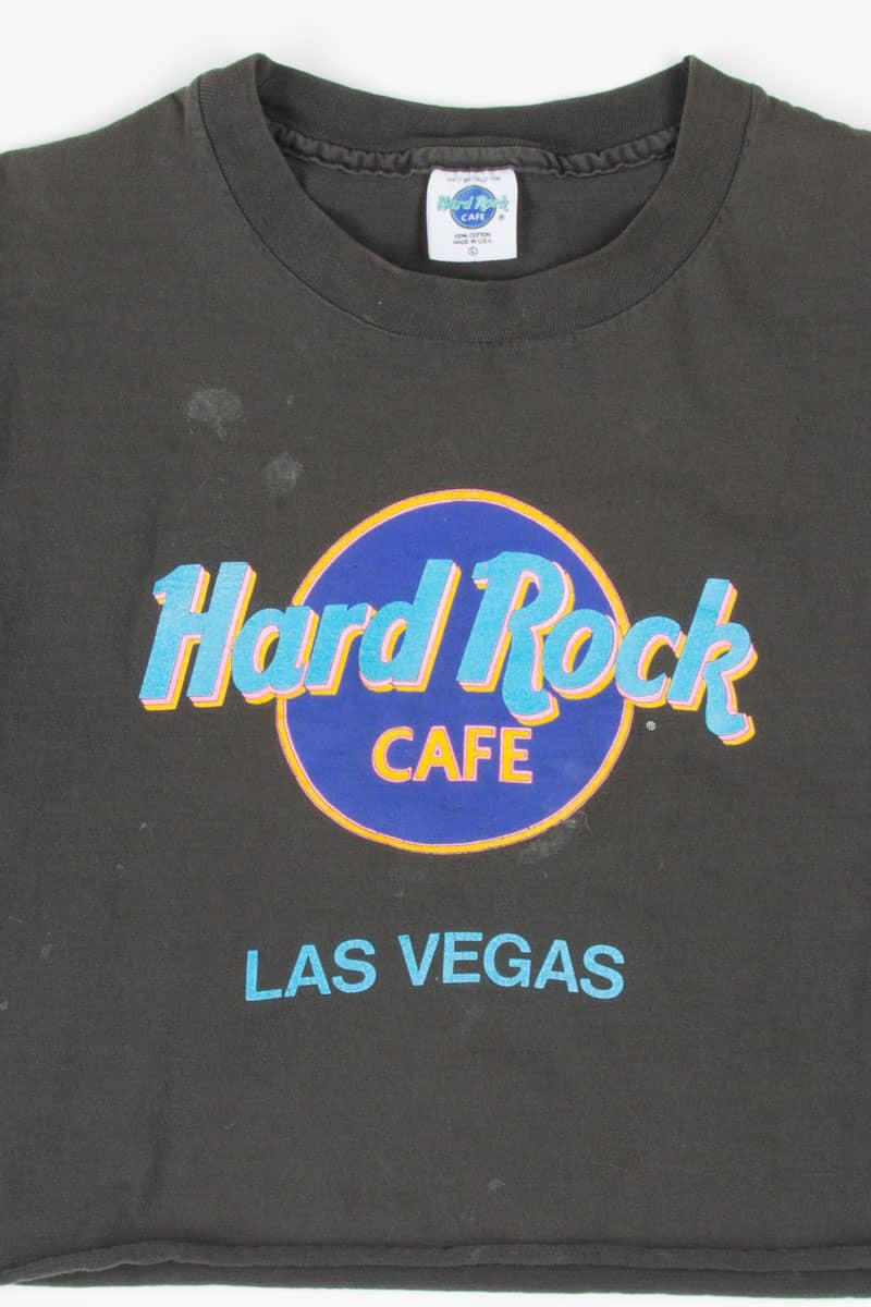 Hard Rock Cafe Cropped Las Vegas Souvenir T-Shirt