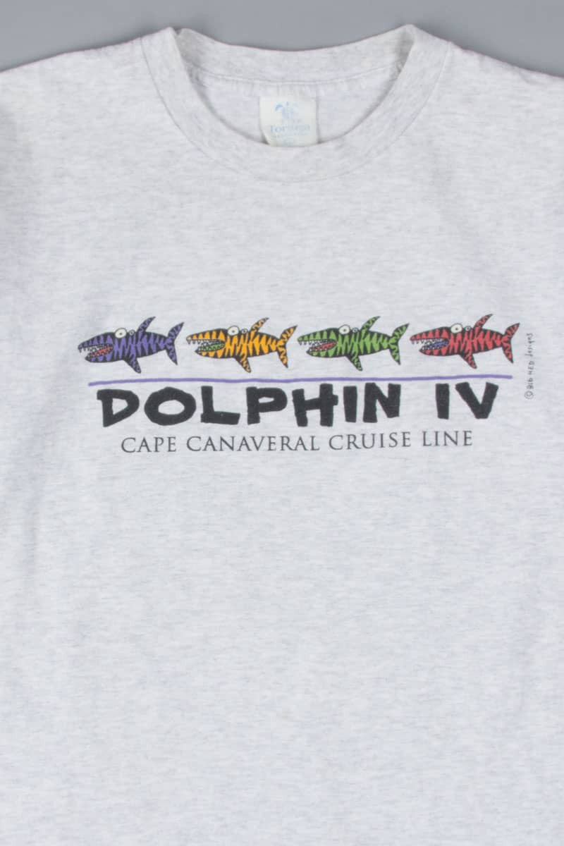 Dolphin IV Cape Canaveral Cruise Line Souvenir T-Shirt