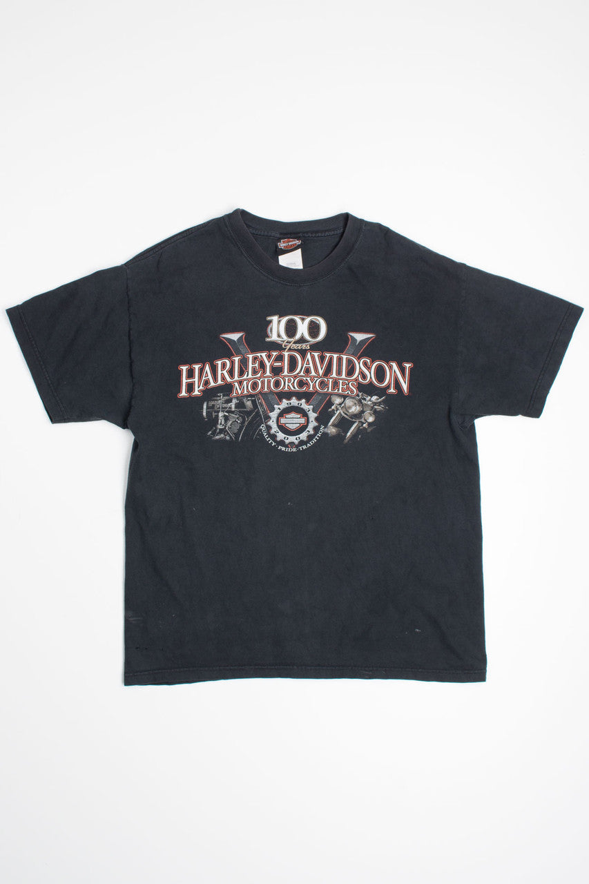 100 Years Harley Davidson Tee