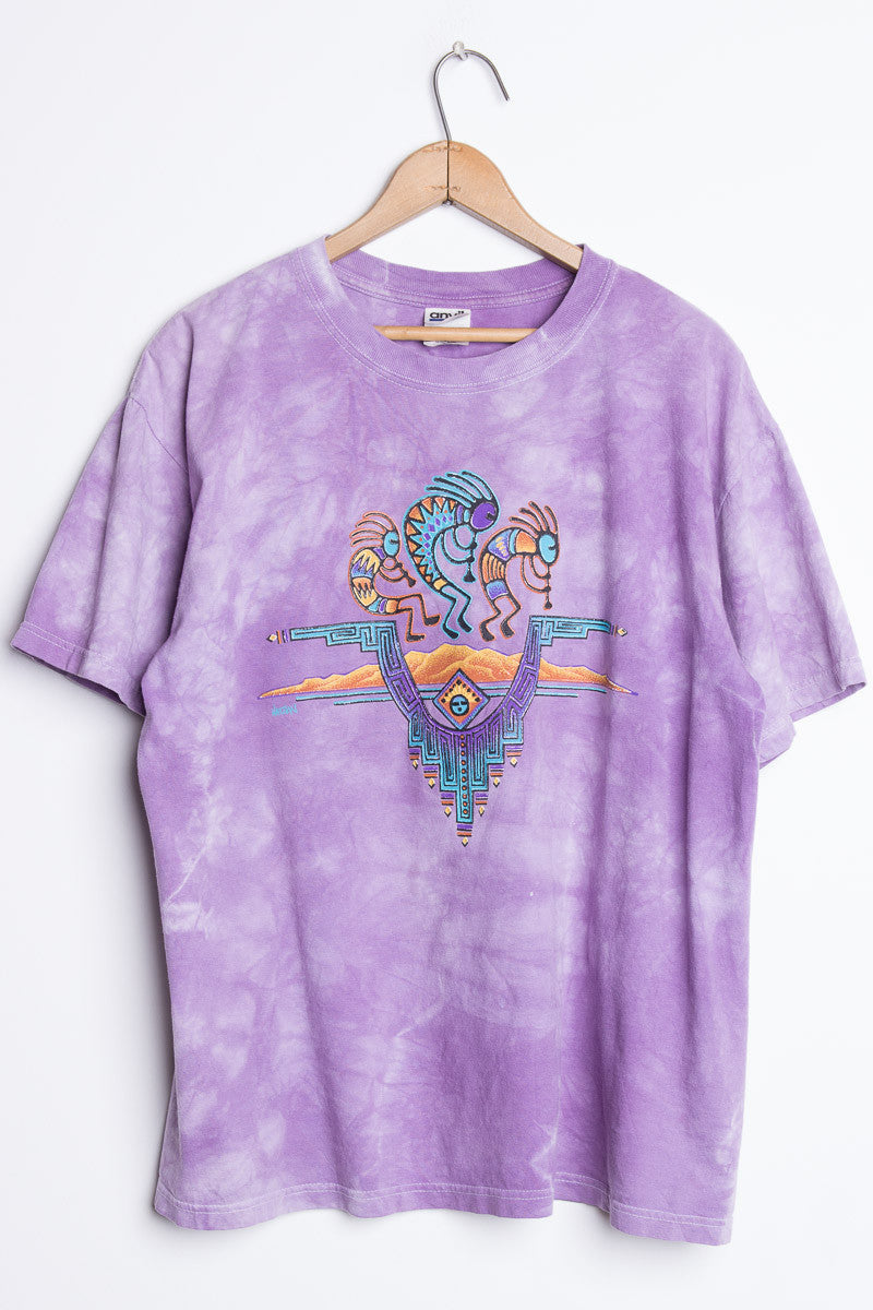 Tie Dye Kokopelli Tee