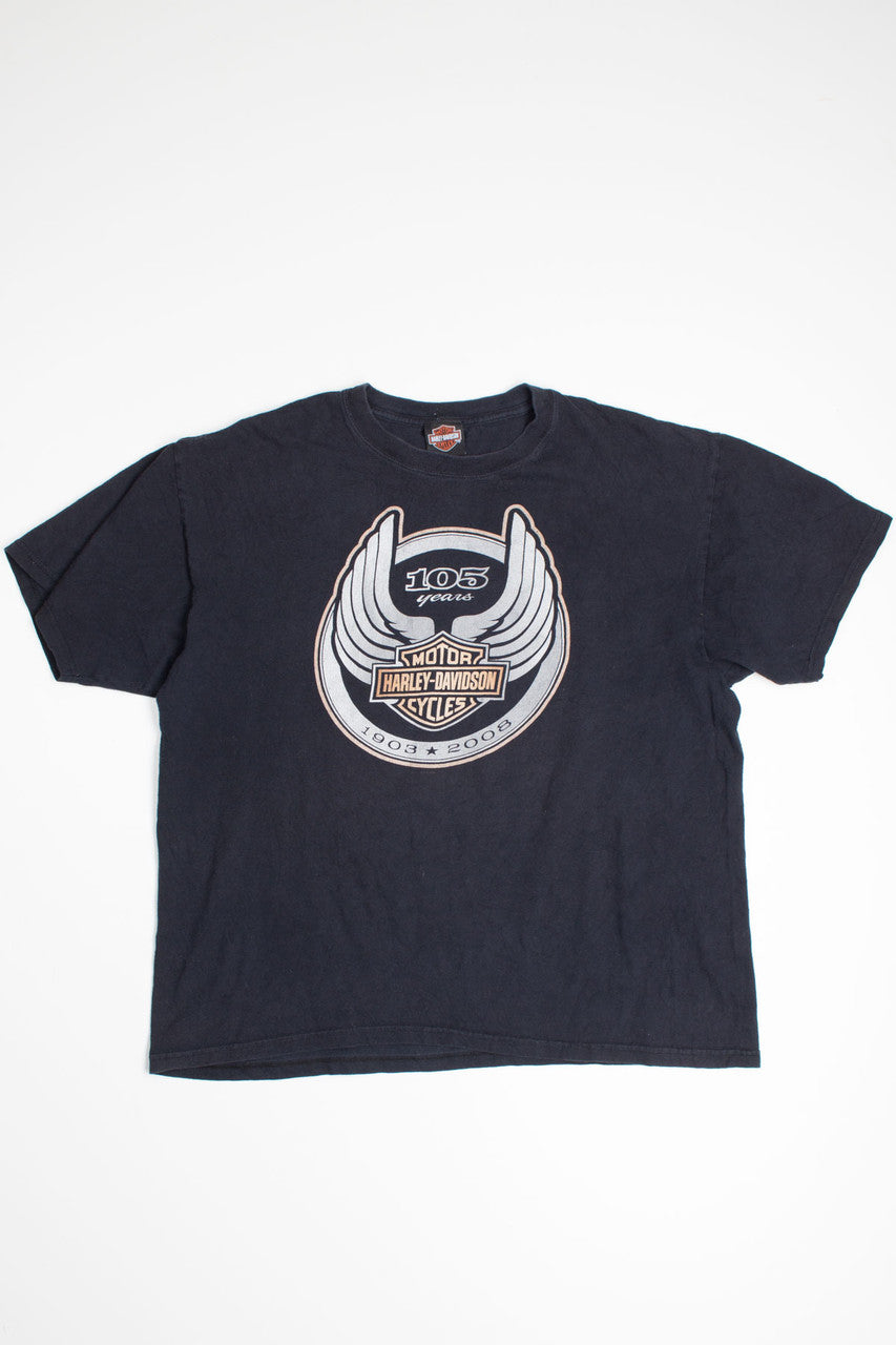 105 Years of Harley Davidson Tee