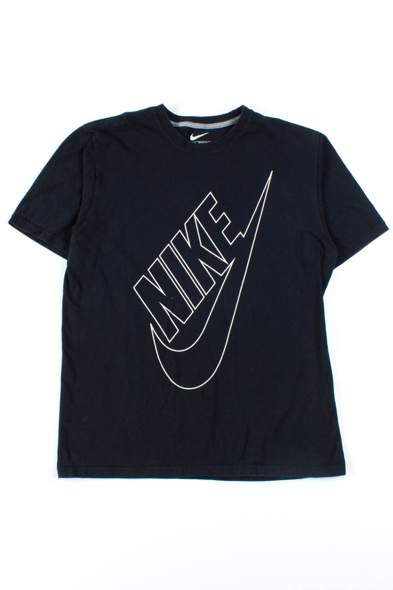 Black Diagonal Nike Tee