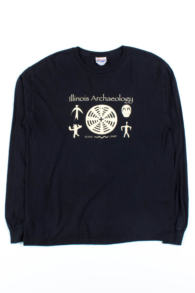 Illinois Archaeology Long Sleeve T-Shirt