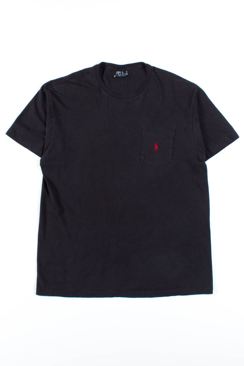 Black Polo Pocket T-Shirt