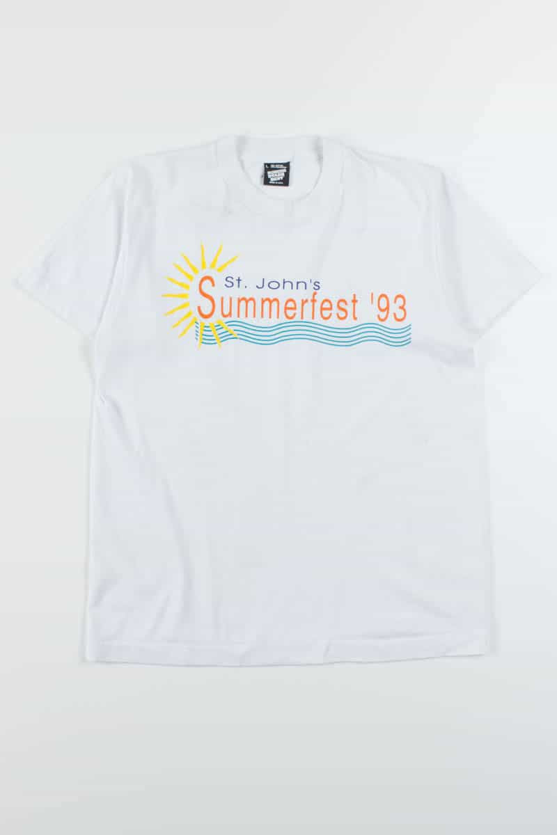 St. John's Summerfest '93 T-Shirt