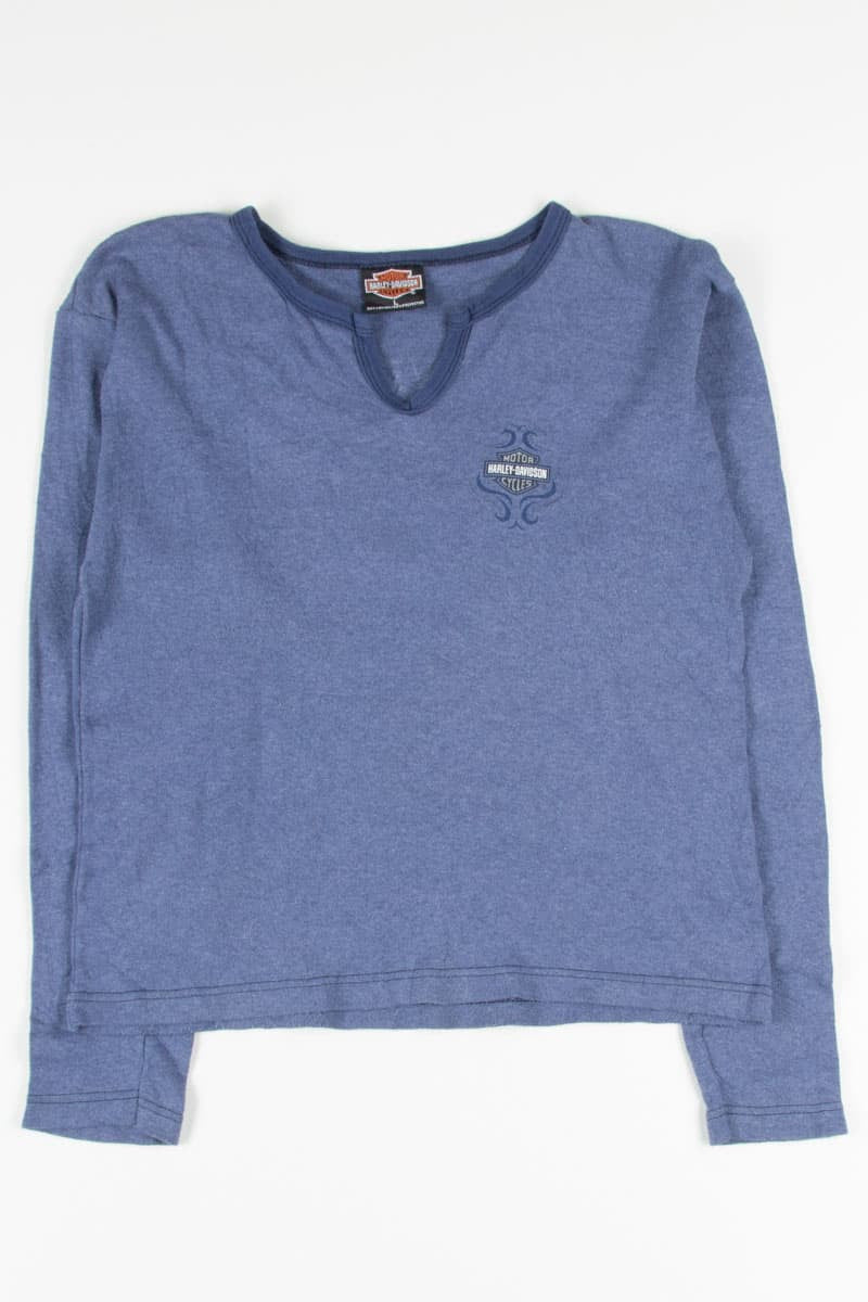 Blue Las Vegas Harley-Davidson Long Sleeve T-Shirt
