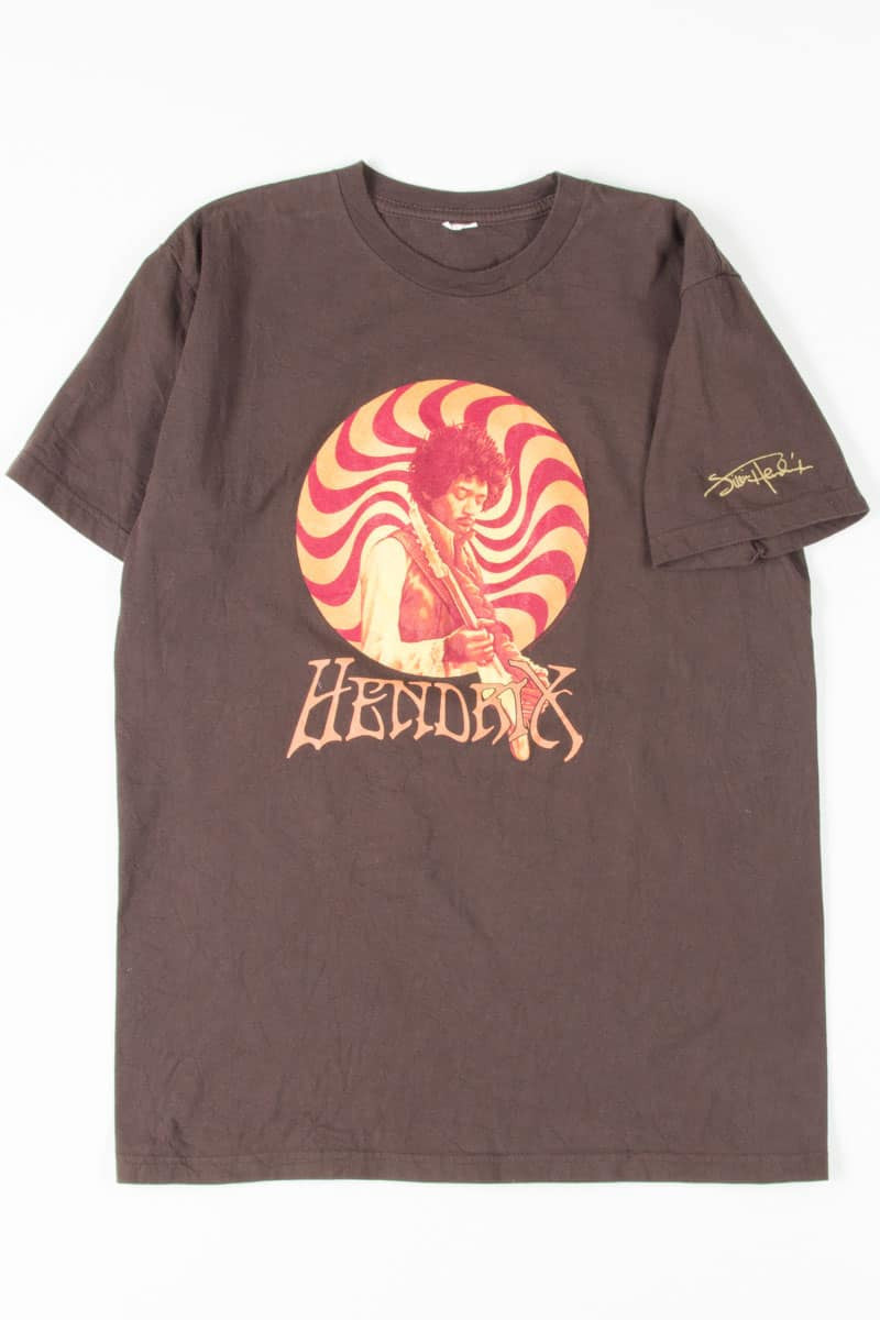 Brown Jimi Hendrix T-Shirt
