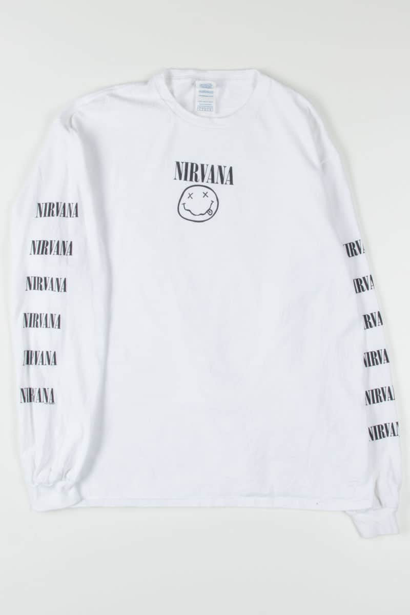 Nirvana Long Sleeve Band T-Shirt