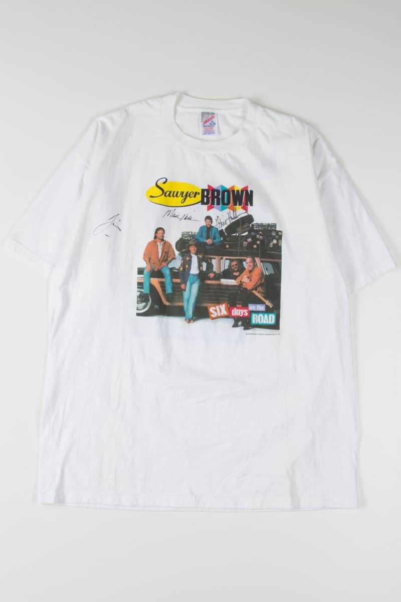 Sawyer Brown Signed Band T-Shirt