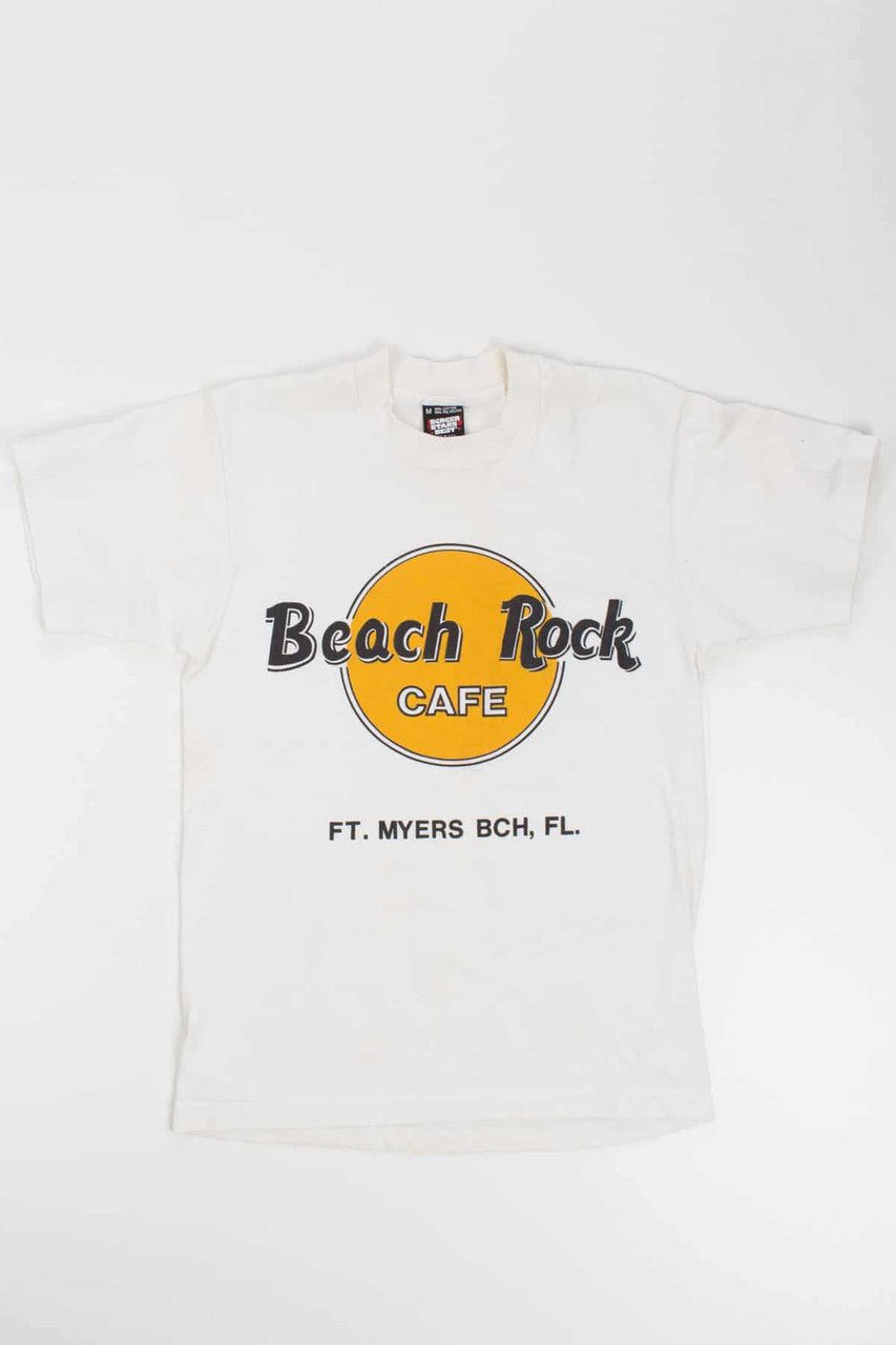 Beach Rock Cafe T-Shirt (Single Stitch)