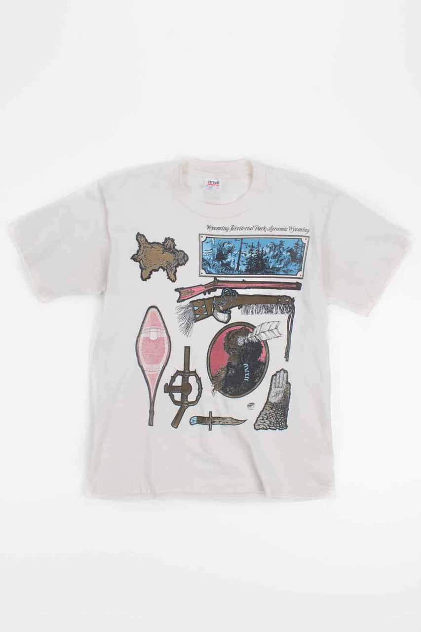 Wyoming 1992 Vintage T-Shirt (Single Stitch)