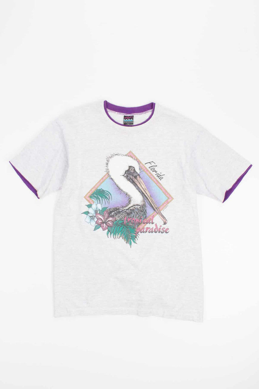 Tropical Paradise 1992 Vintage T-Shirt