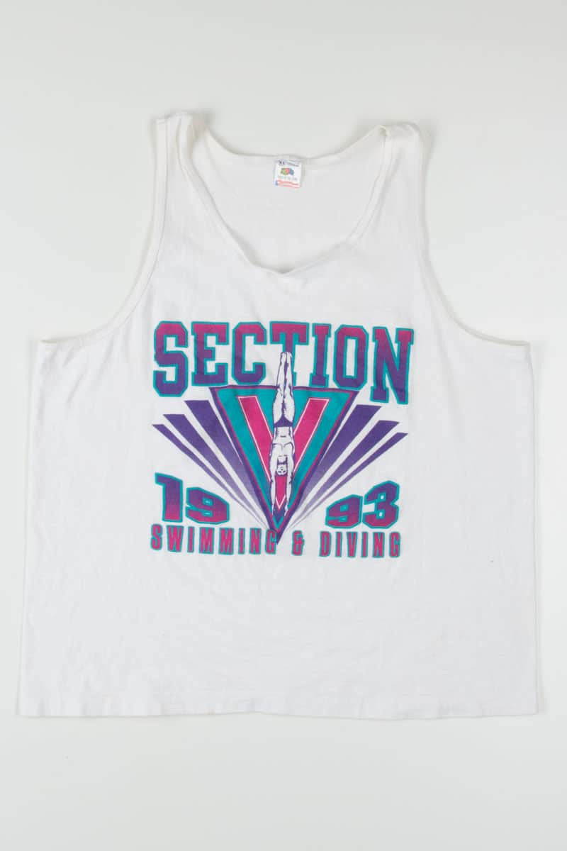 Section 1993 Swimming and Diving Vintage Tank