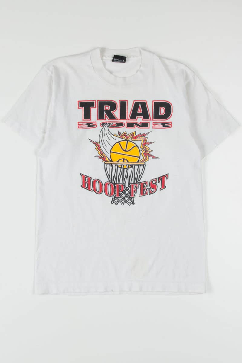 Triad Hoop Fest Vintage T-Shirt (Single Stitch)