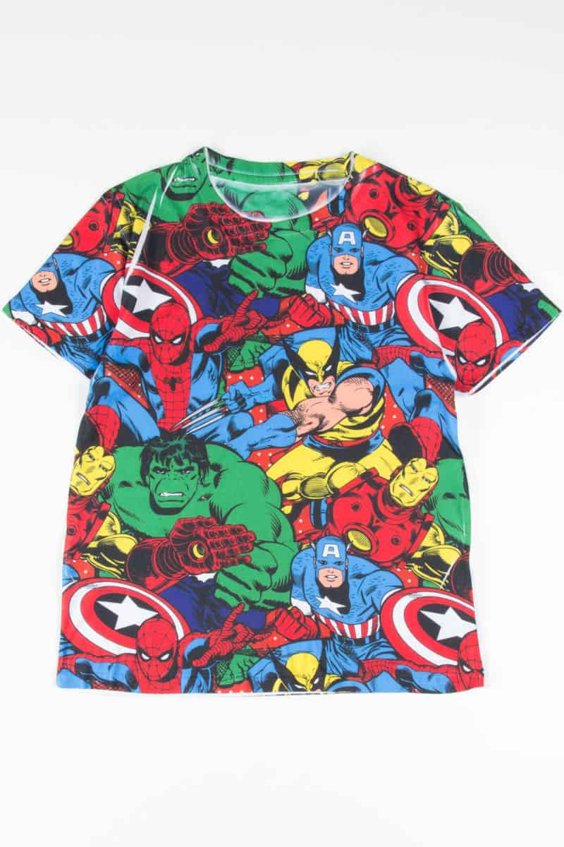 Marvel Characters Sublimation T-Shirt