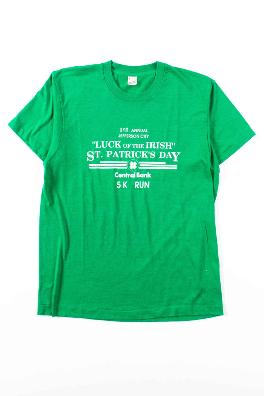 Luck of the Irish 5K Run T-Shirt (Single Stitch)
