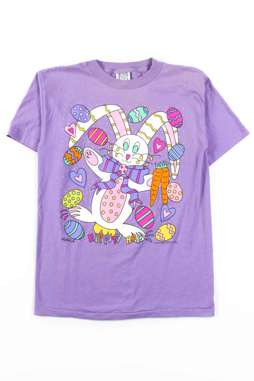Hippity Hop Easter Bunny T-Shirt (1996, Single Stitch)