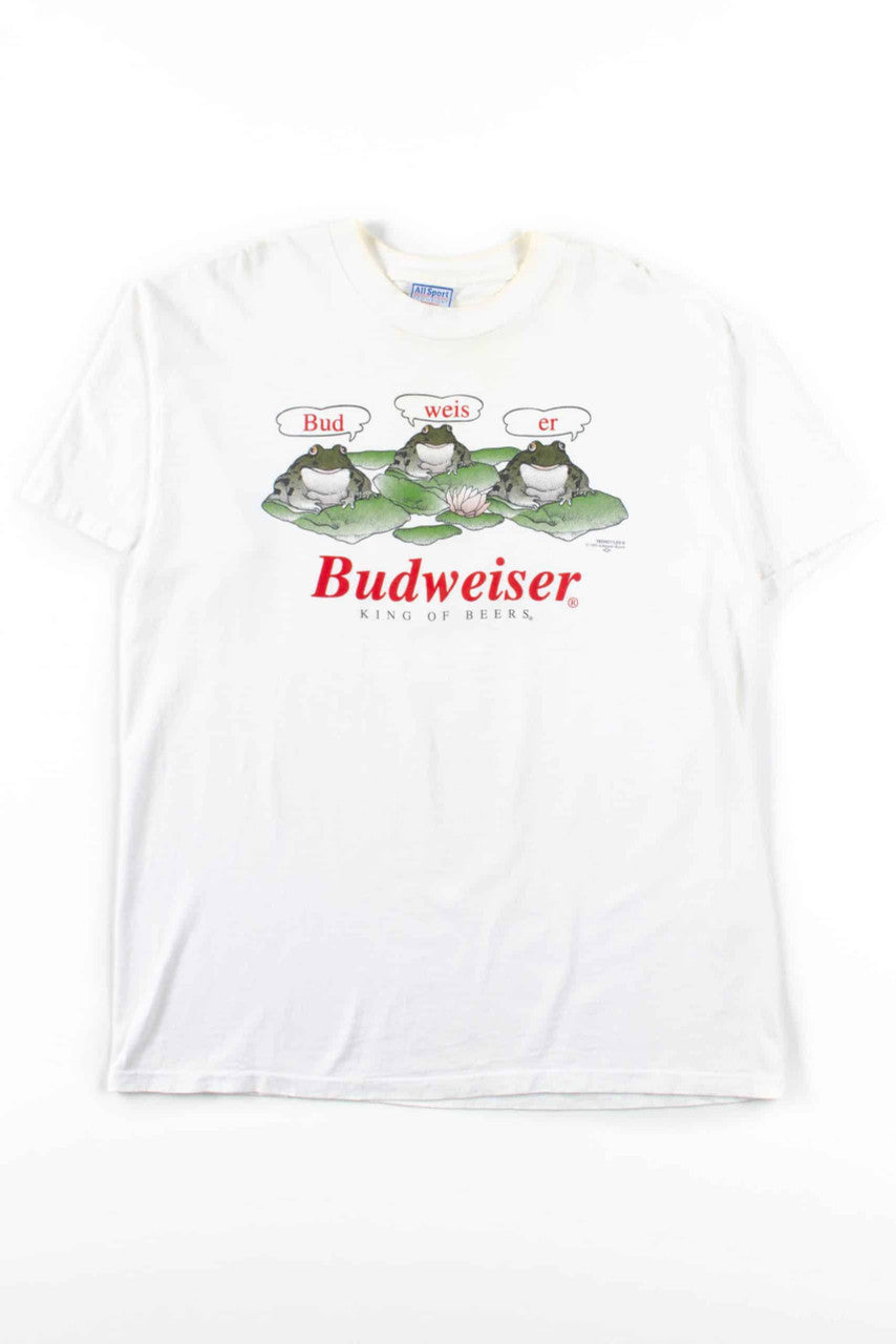 95' Budweiser Frogs T-Shirt (Single Stitch)
