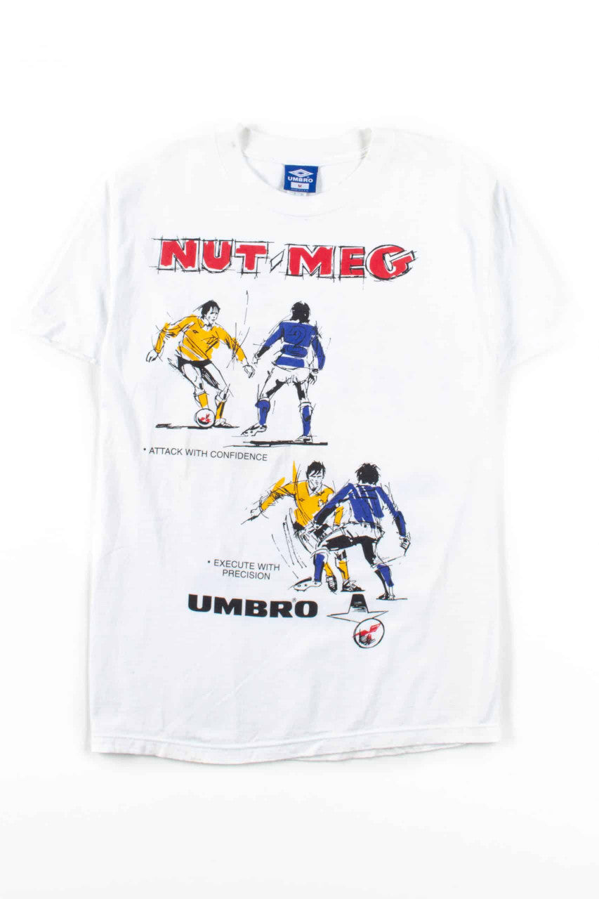 90s Umbro Nut-Meg T-Shirt (Single Stitch)