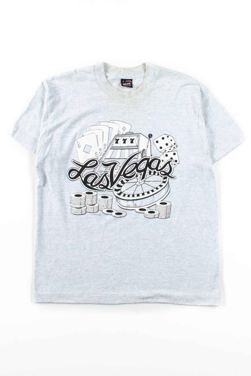 Las Vegas Gambling T-Shirt (1992, Single Stitch)
