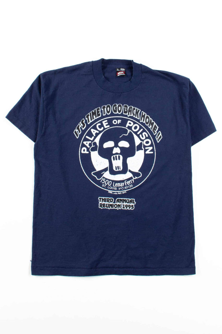 Palace Of Poison Reunion T-Shirt (1995, Single Stitch)