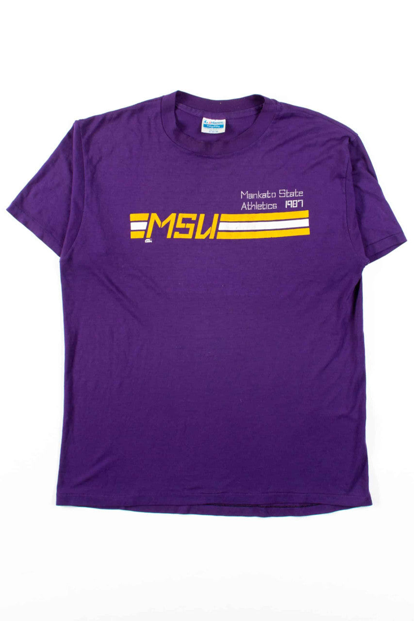 Mankato State Athletics T-Shirt (1987, Single Stitch)