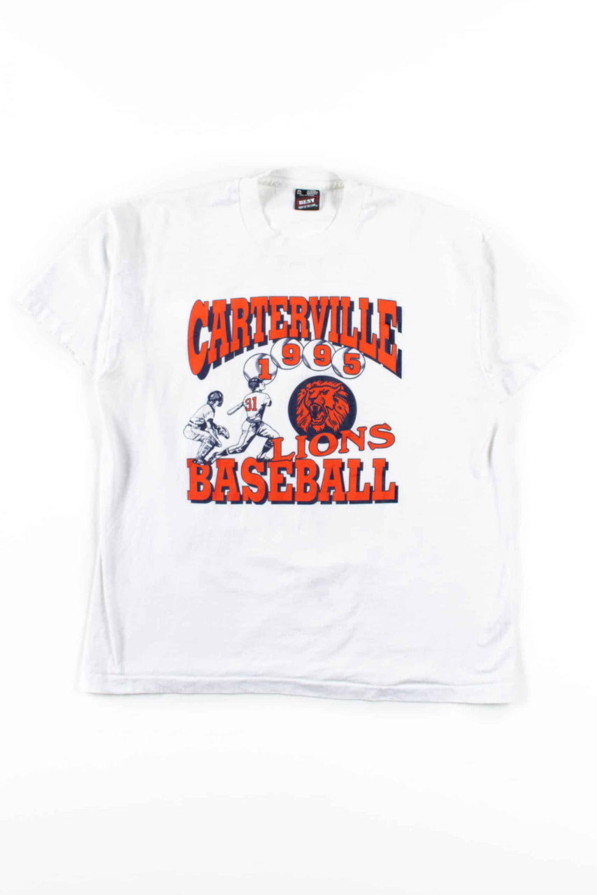 1995 Carterville Baseball T-Shirt (Single Stitch)