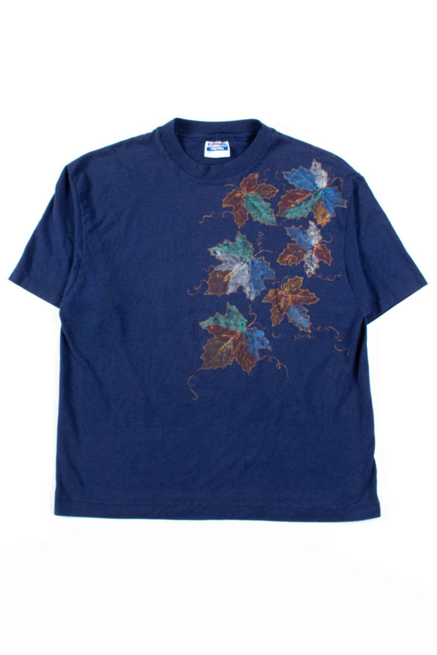 Painted Leaves T-Shirt (Single Stitch)