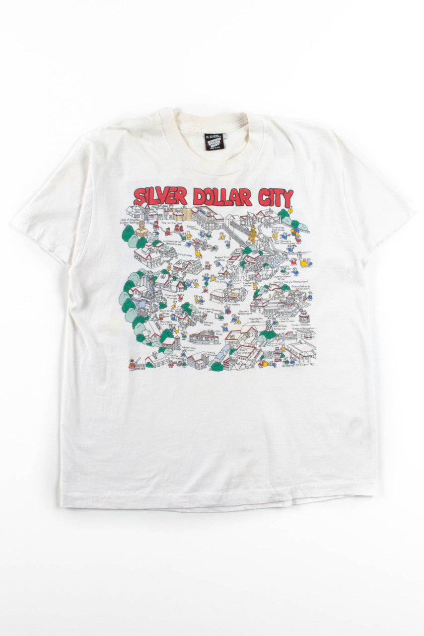 Silver Dollar City T-Shirt (1990, Single Stitch)