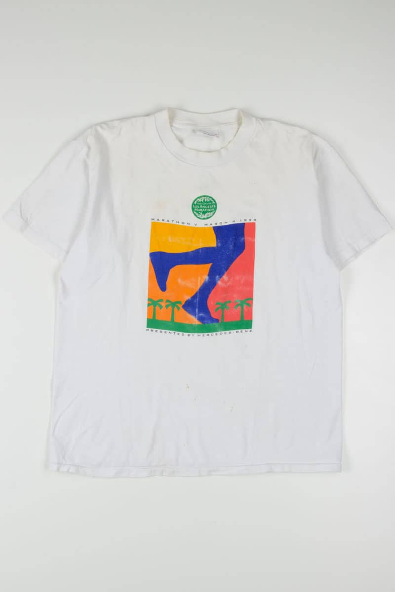 Los Angeles Marathon 1990 T-Shirt (Single Stitch)
