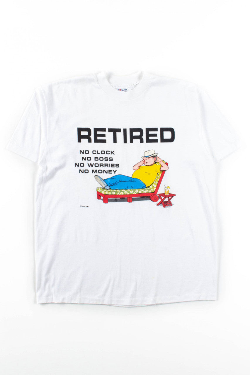 Retired Cartoon T-Shirt (1990, Single Stitch)