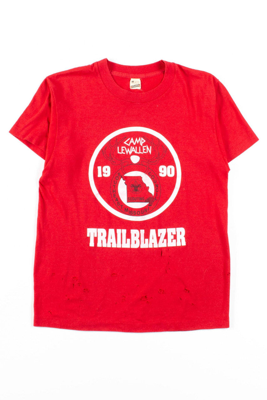 Thrashed Camp Lewallen T-Shirt (1990, Single Stitch)