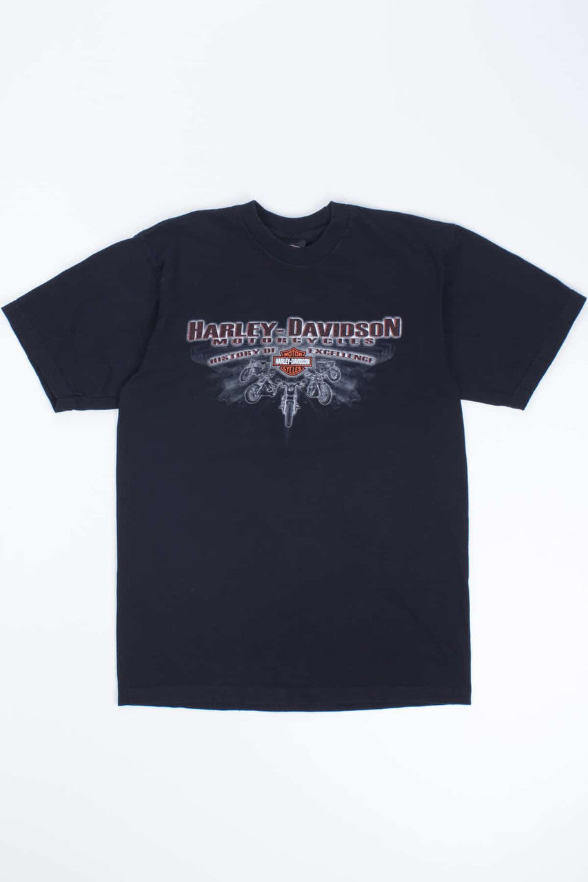 History of Excellence Harley Davidson T-shirt