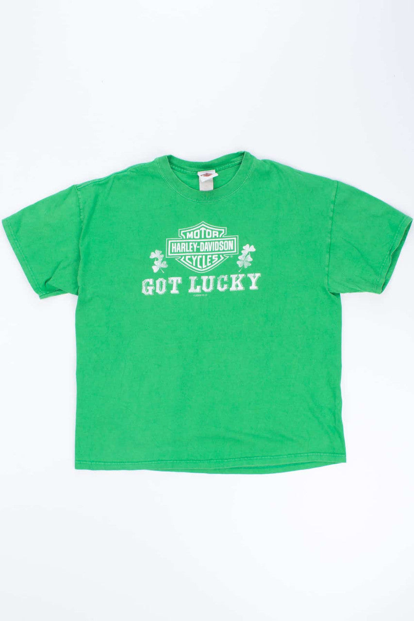 Got Lucky Harley Davidson T-shirt
