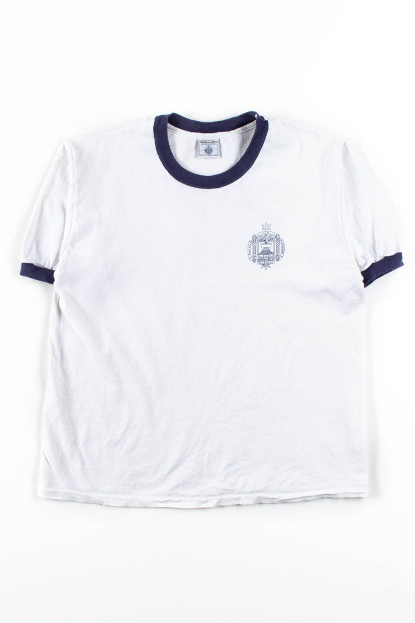 U.S. Naval Academy Ringer T-Shirt (Single Stitch)