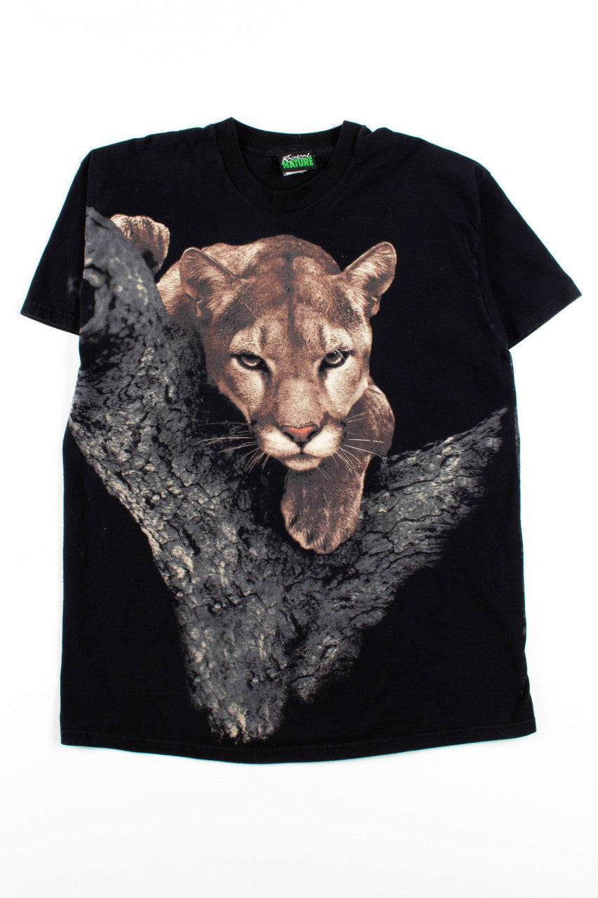 Puma In A Tree Big Graphic T-Shirt