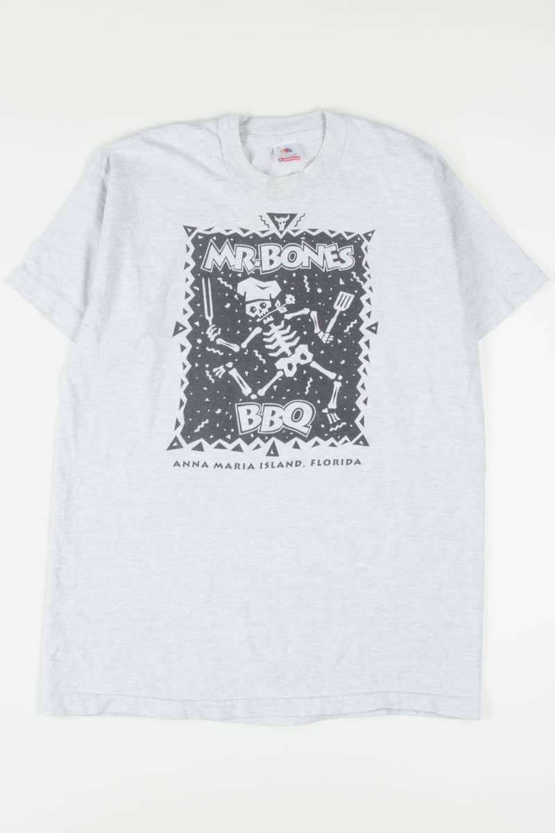 Mr. Bones BBQ Anna Maria Island Souvenir T-Shirt