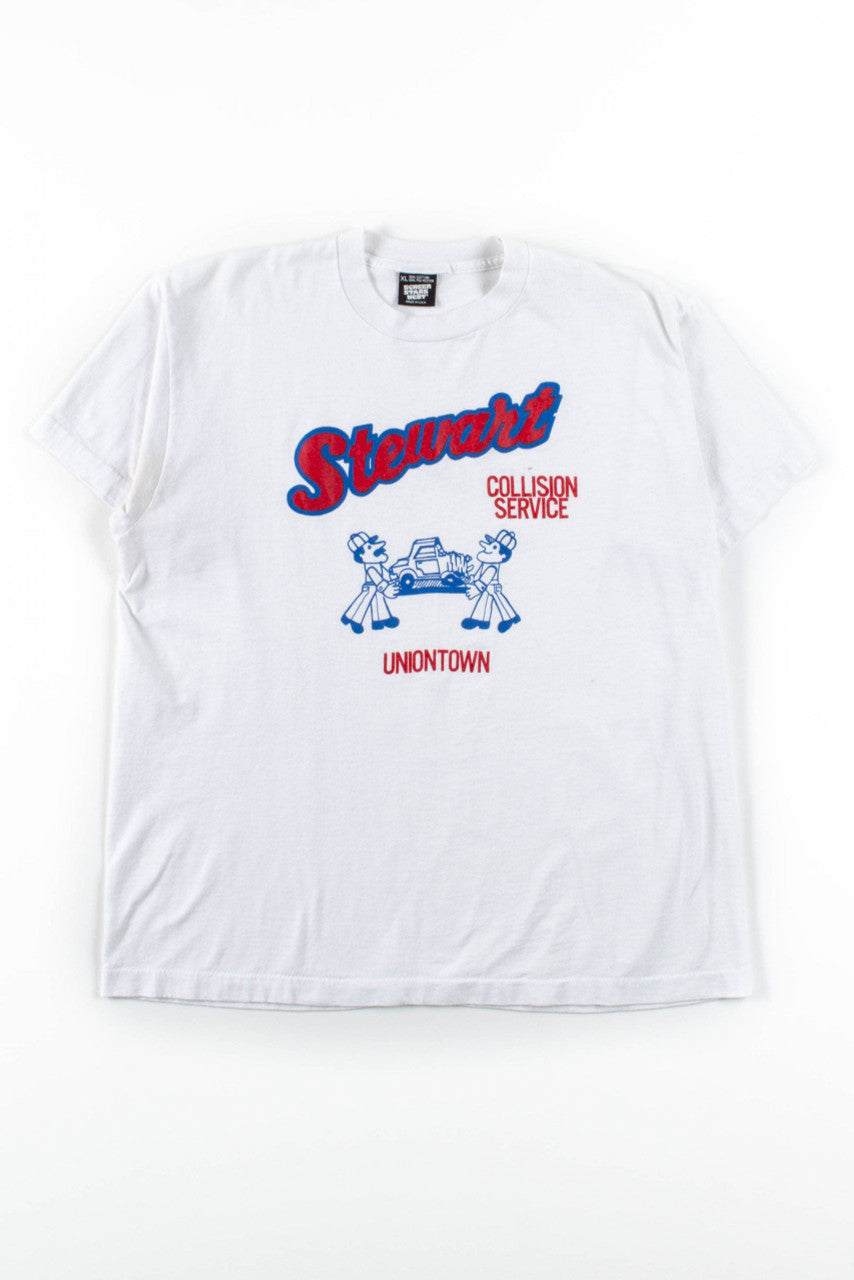 Stewart Collision Service T-Shirt (Single Stitch)