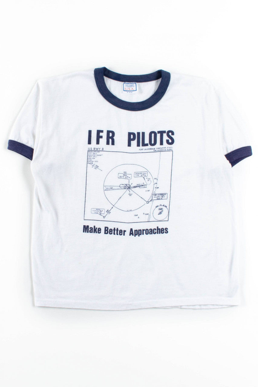 IFR Pilots Make Better Approaches T-Shirt (Single Stitch)