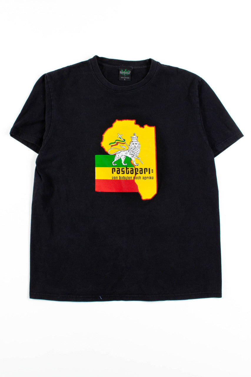 Rastafari: Von Babylon Nach Afrika T-Shirt