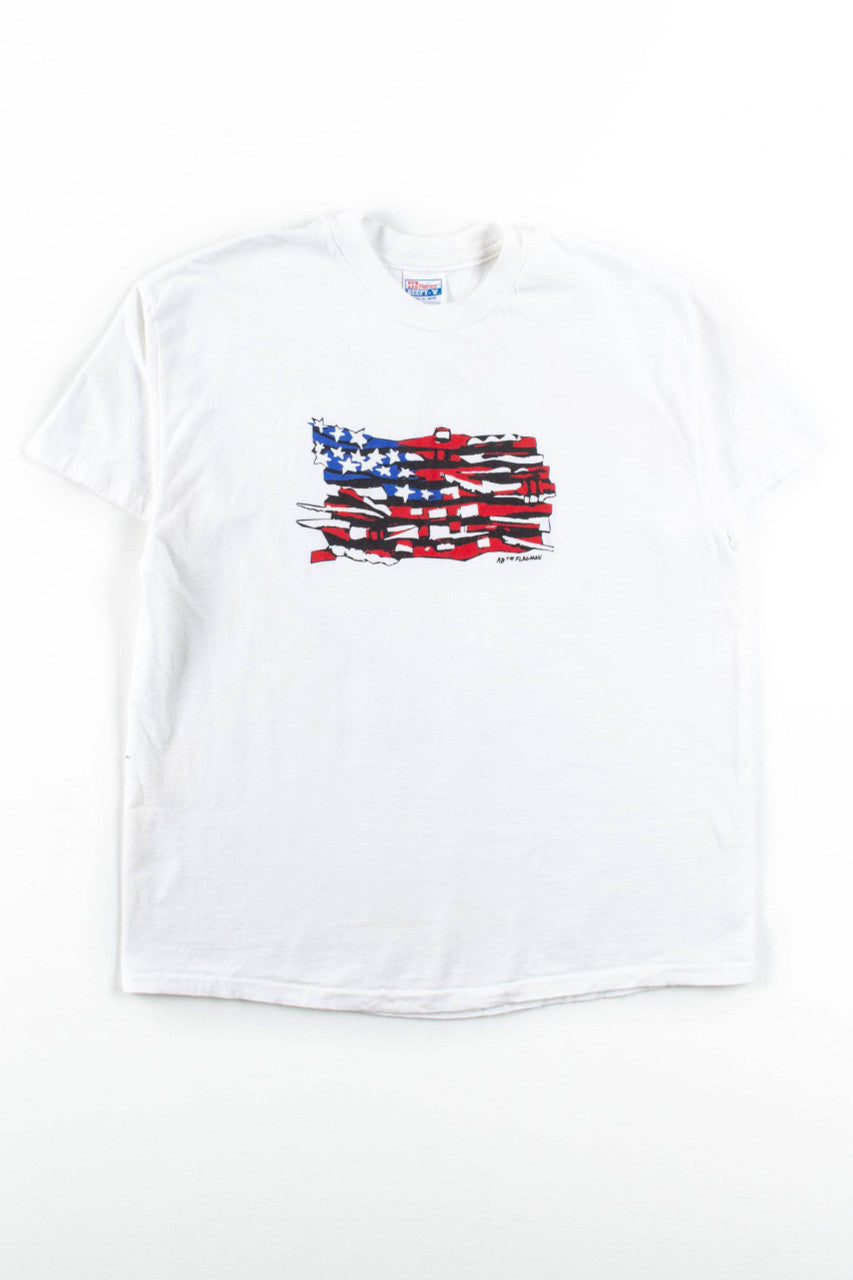 AB The Flagman T-Shirt (Single Stitch)
