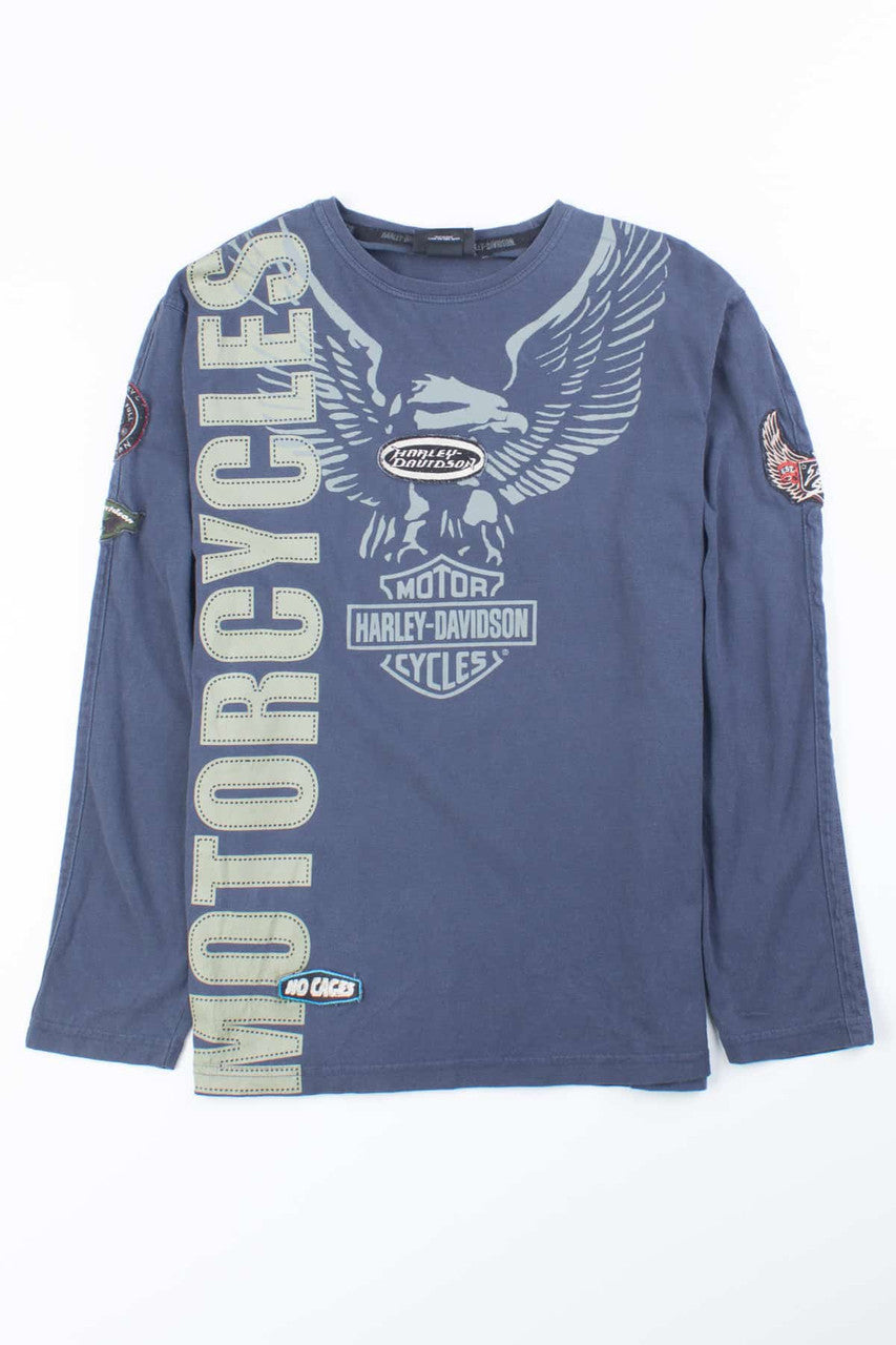 Harley-Davidson Long Sleeve T-shirt with patches