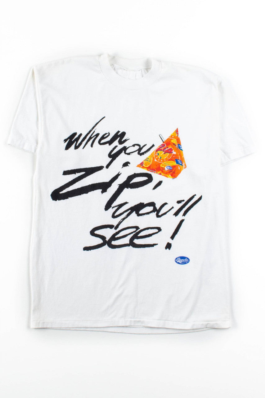 Magnolia Zip Orange T-Shirt