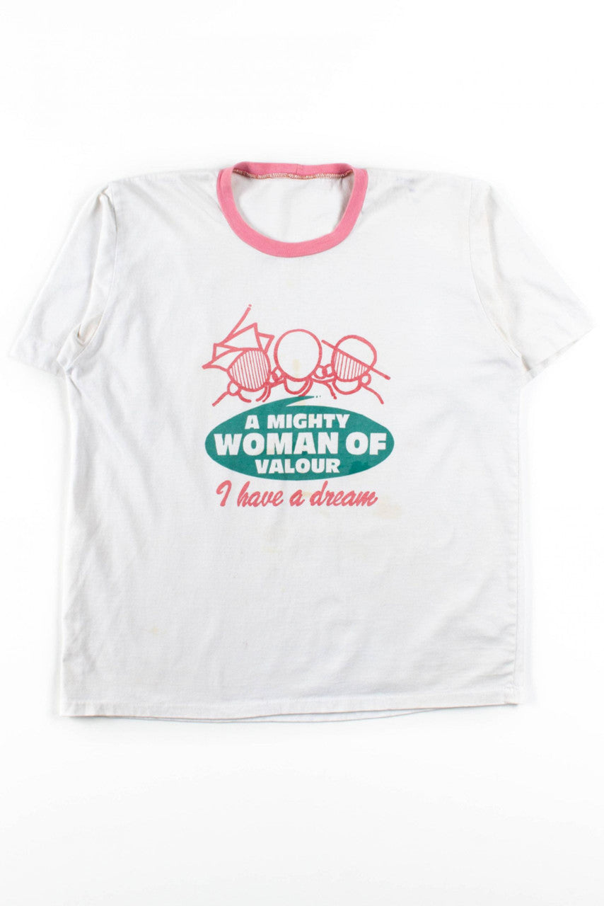 A Mighty Woman Of Valour Vintage T-Shirt